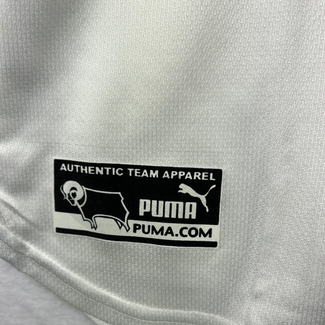 Derby County 1999/2000 Player Issue/ Match Worn Home Shirt - West 34