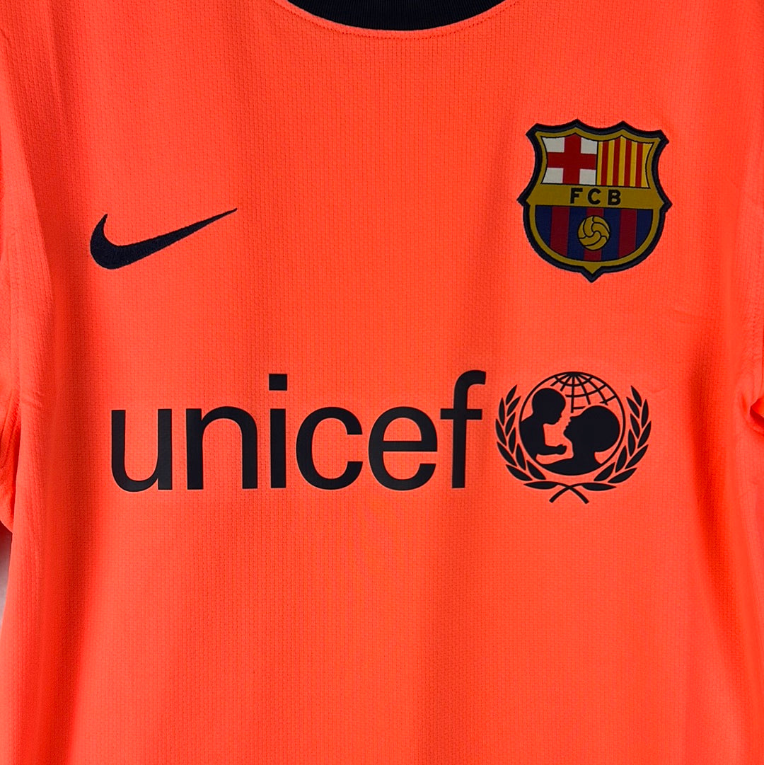 Barcelona 2009/2010 Player Issue Away Shirt - Bojan 11 - La Liga