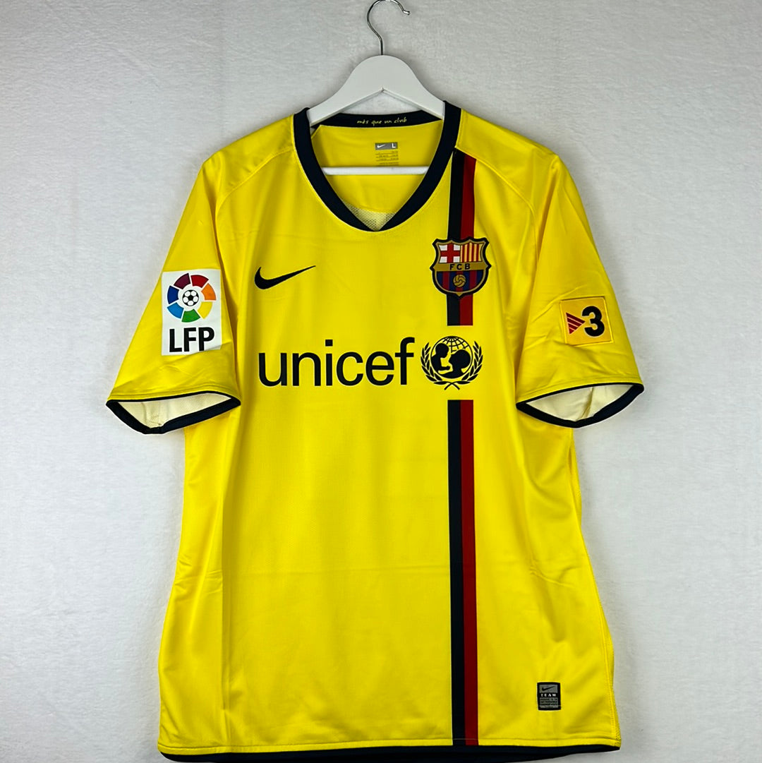 Barcelona 2008/2009 Player Issue Away Shirt - Hleb 21 - La Liga