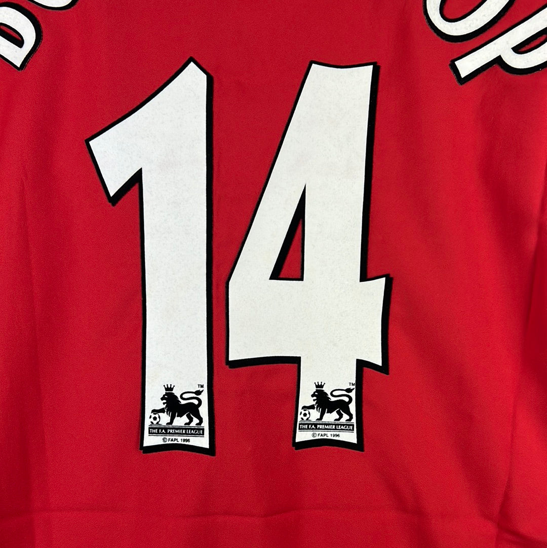 Match Worn Fulham 2004/2005 Away Shirt - Bouba Diop 14