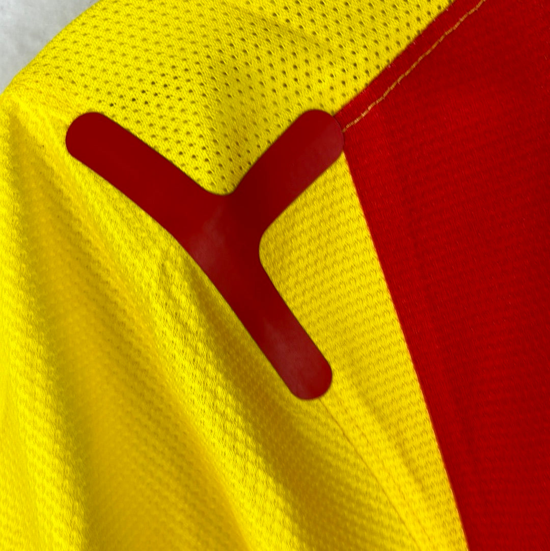 Barcelona 2013/2014 Player Issue Away Shirt - Alexis 9 - Champions League - Long Sleeve