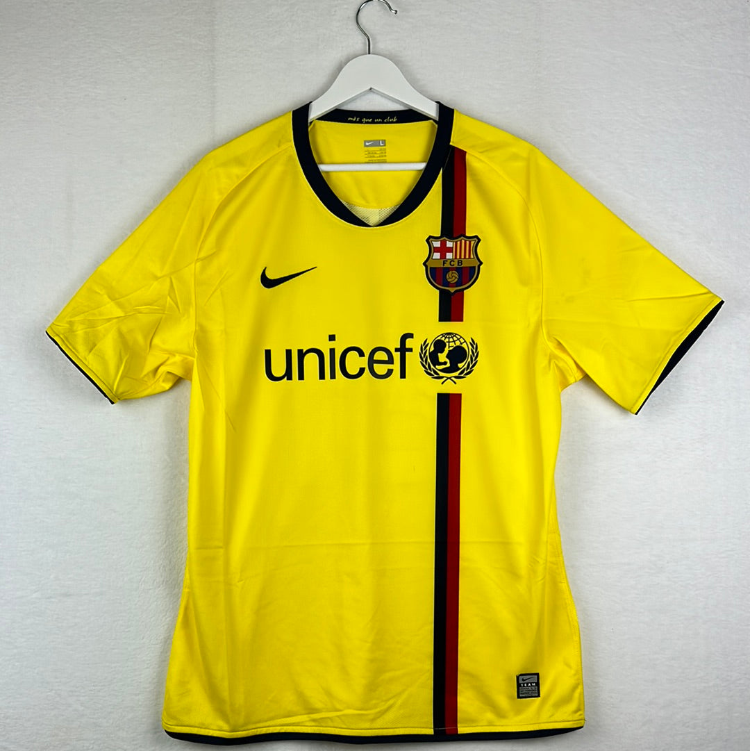 Barcelona 2008/2009 Player Issue Away Shirt - Hleb 21 - Champions League