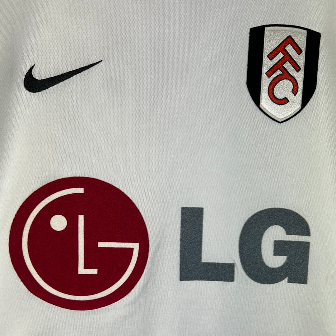 Fulham 2009/2010 Match Worn Home Shirt - Riise 17 - Uefa Cup