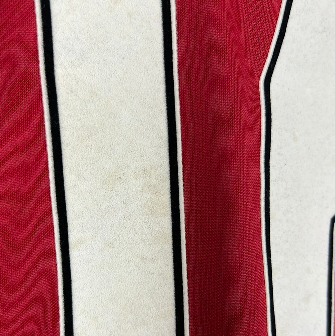 Fulham 2009/2010 Match Worn Away Shirt - Duff 16 - Poppy Shirt