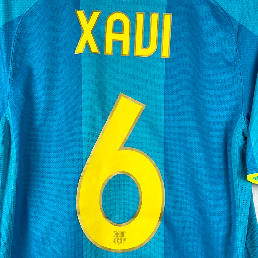Barcelona 2007/2008 Player Issue Away Shirt - Xavi 6