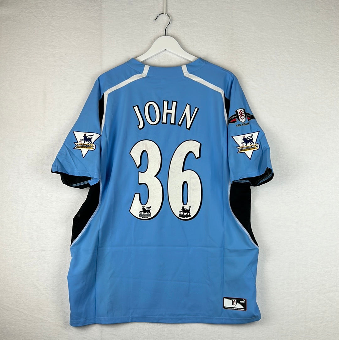 Fulham 2003/2004 Match Issued Away Shirt - John 36