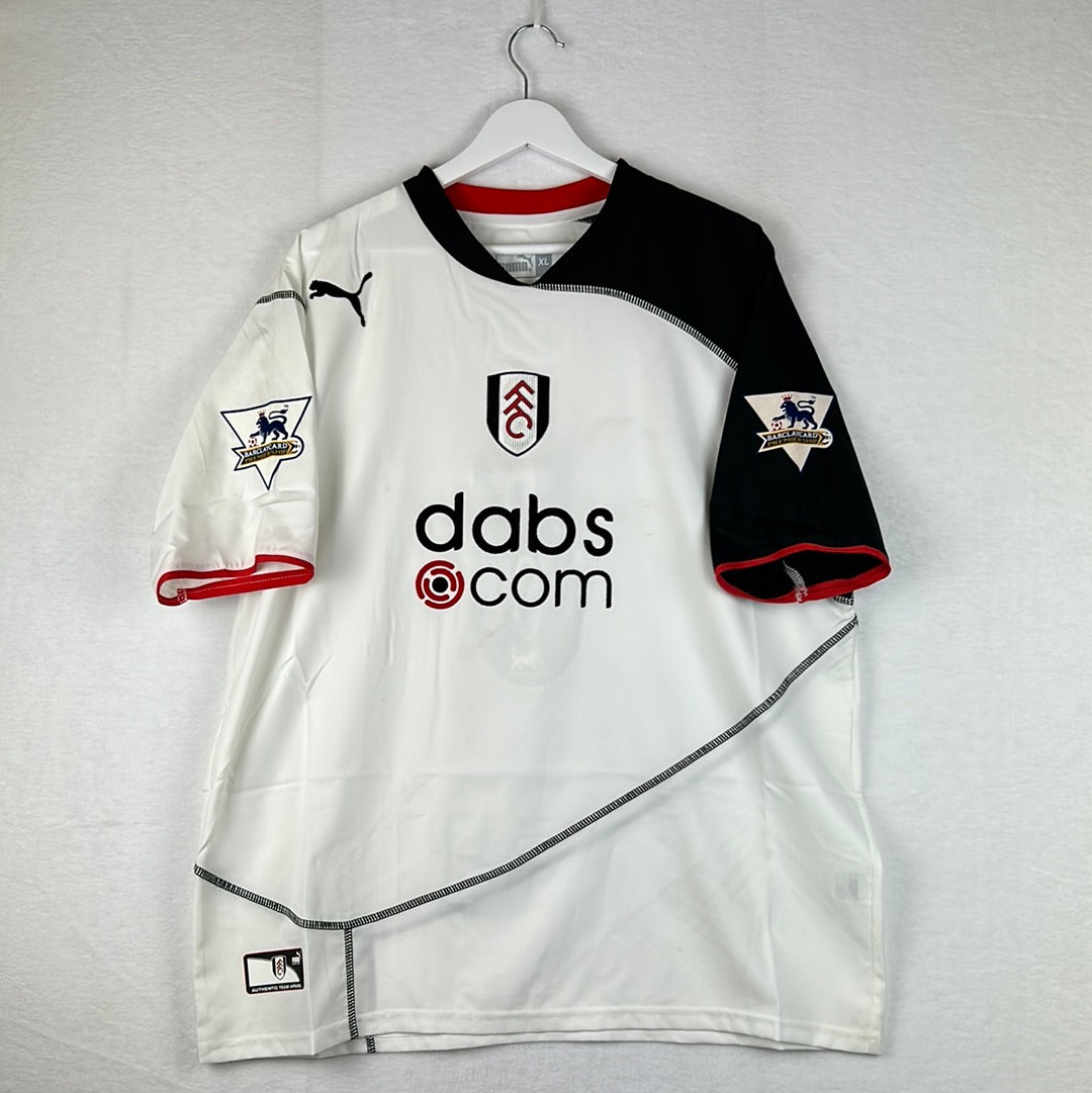 Fulham 2003/2004 Match Worn Home Shirt - Saha 8