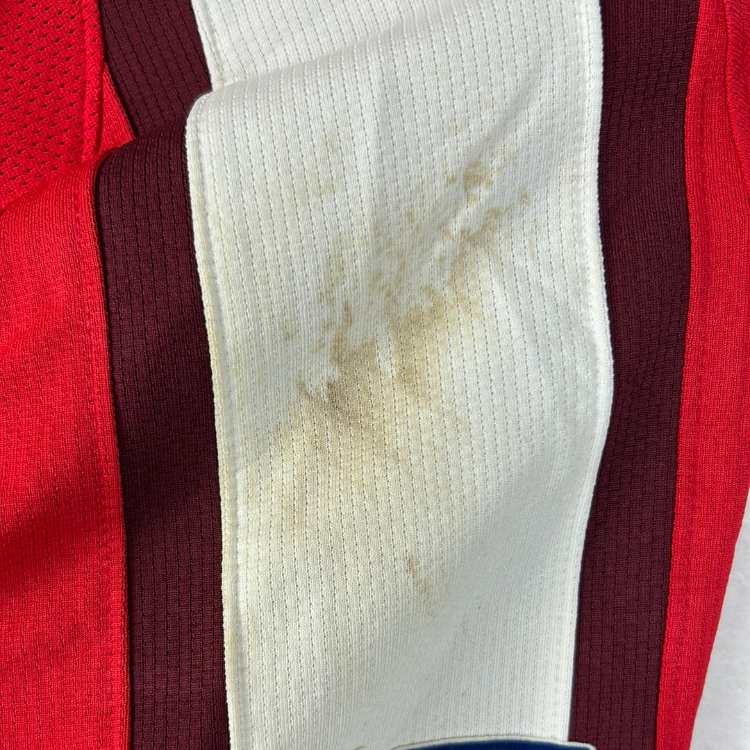 Arsenal 2008/2009 Match Worn Home Shirt - Eboue 27- Worn