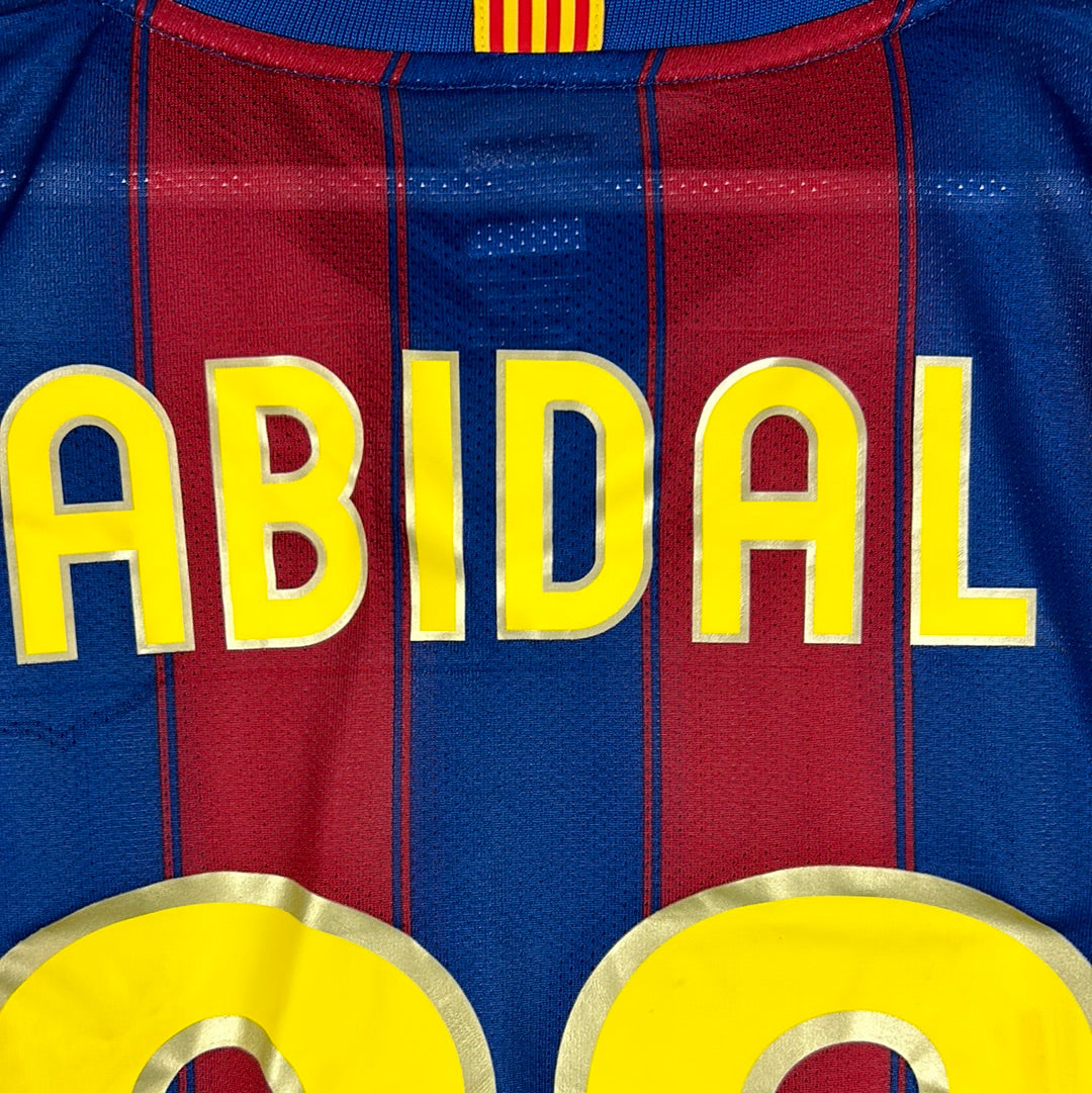 Barcelona 2009/2010 Player Issue Home Shirt - Abidal 22
