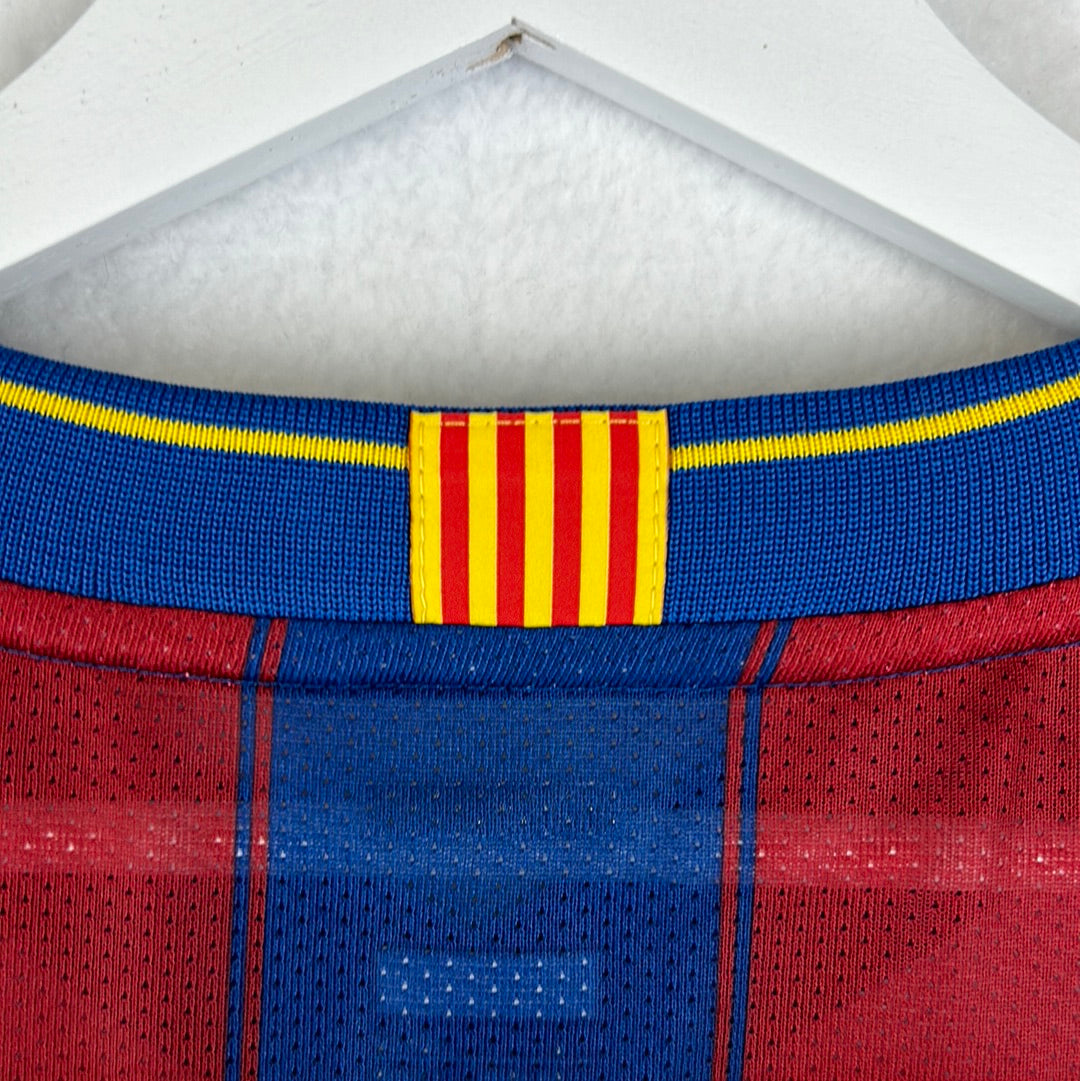Barcelona 2009/2010 Player Issue Home Shirt - Chygrynskiy 22