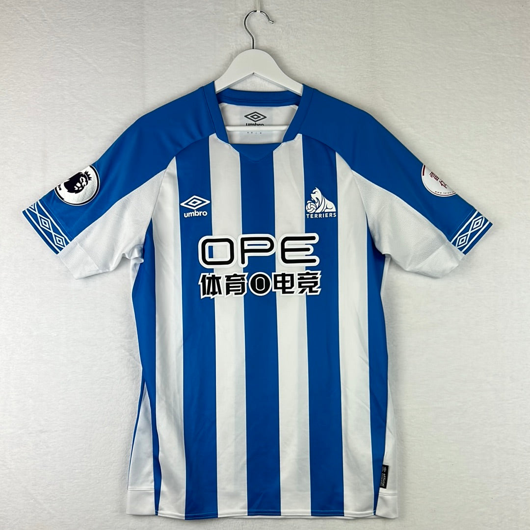 Huddersfield 2018/2019 Match Worn Home Shirt - Billings 8