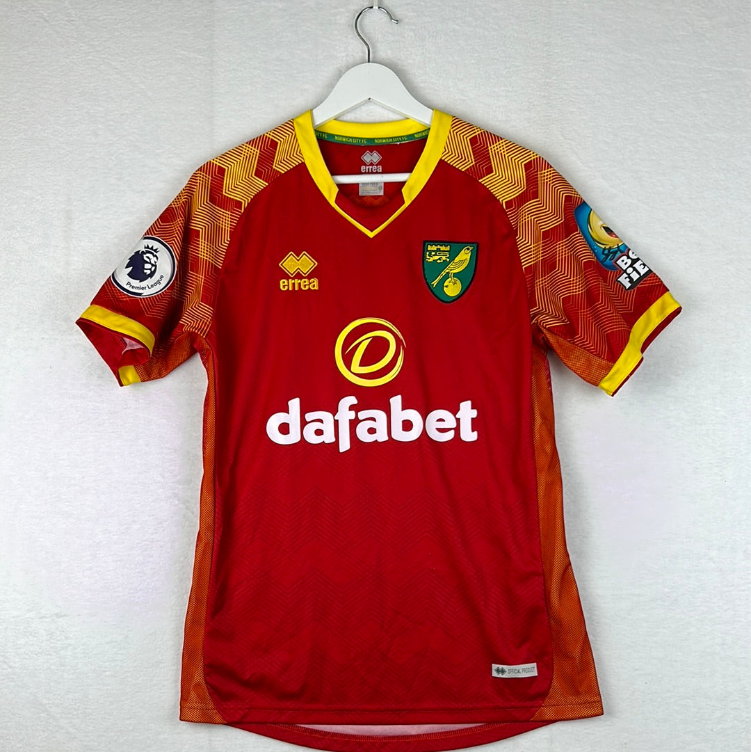 Norwich City 2019/2020 Match Worn Away Shirt - Trybull 19