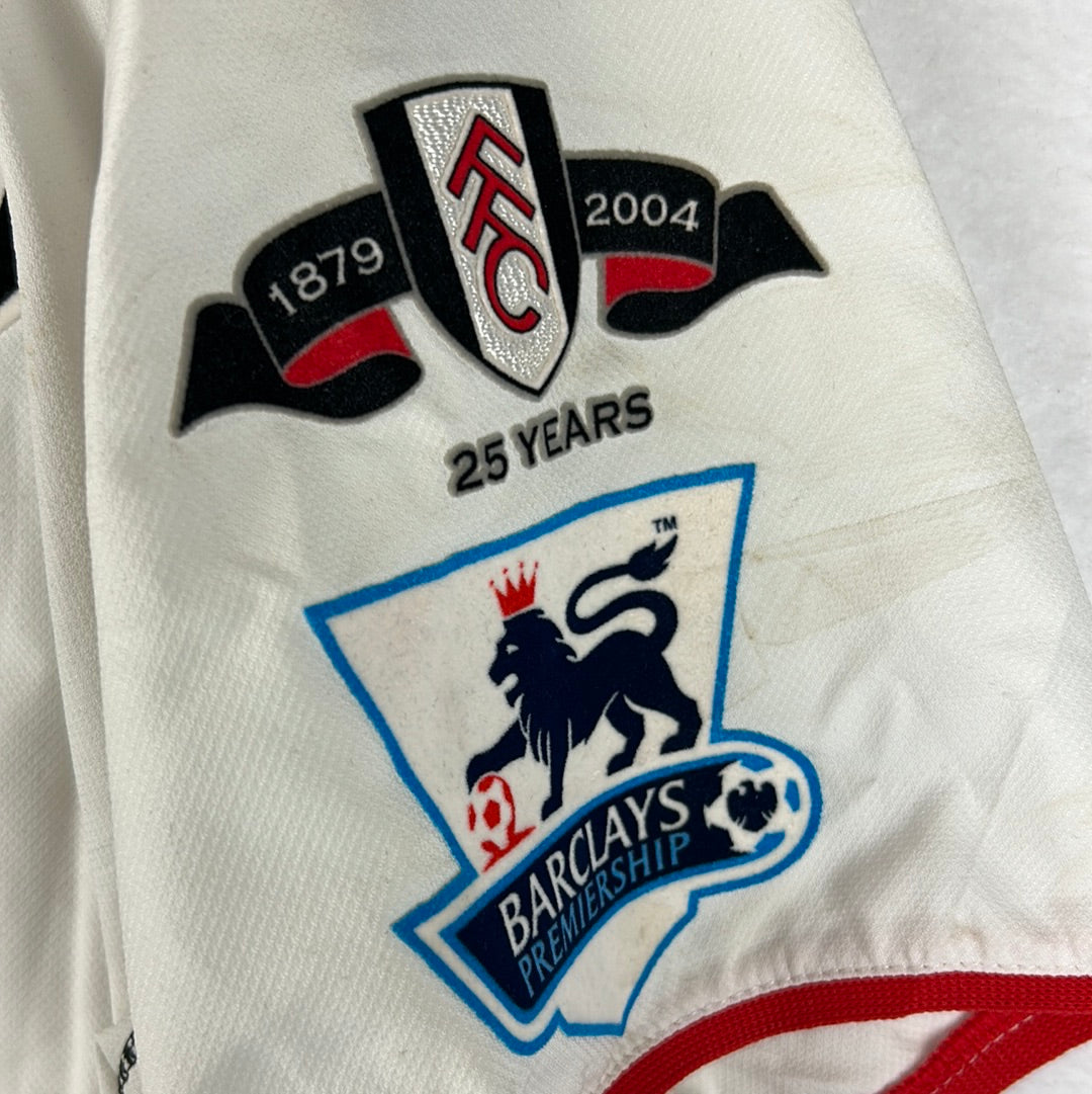 Fulham 2004/2005 Match Worn Home Shirt - Legwinski 5