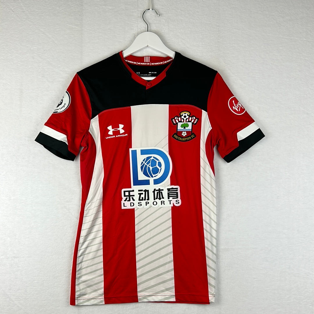 Southampton 2019/2020 Match Worn/ Issued Home Shirt - Djenepo 12
