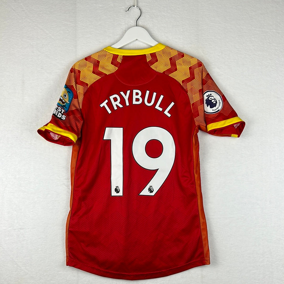 Norwich City 2019/2020 Match Worn Away Shirt - Trybull 19