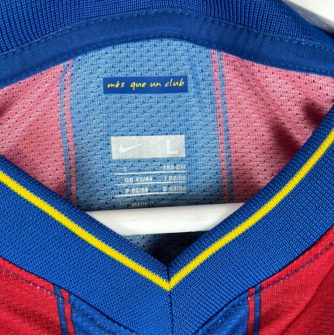 Barcelona 2009/2010 Player Issue Home Shirt - Chygrynskiy 22