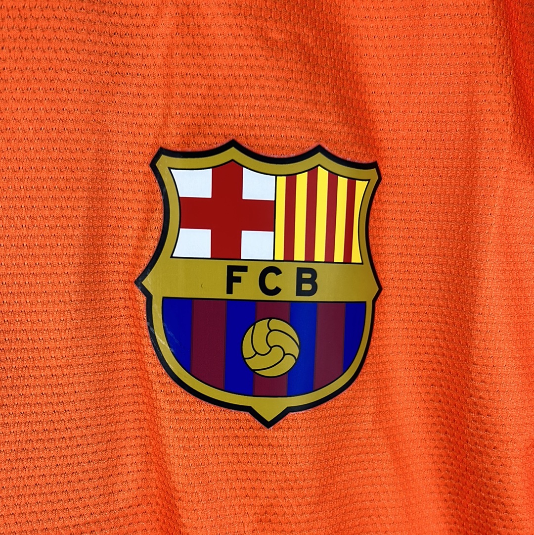 Barcelona 2012/2013 Player Issue Away Shirt - Pique 3 - Long Sleeve