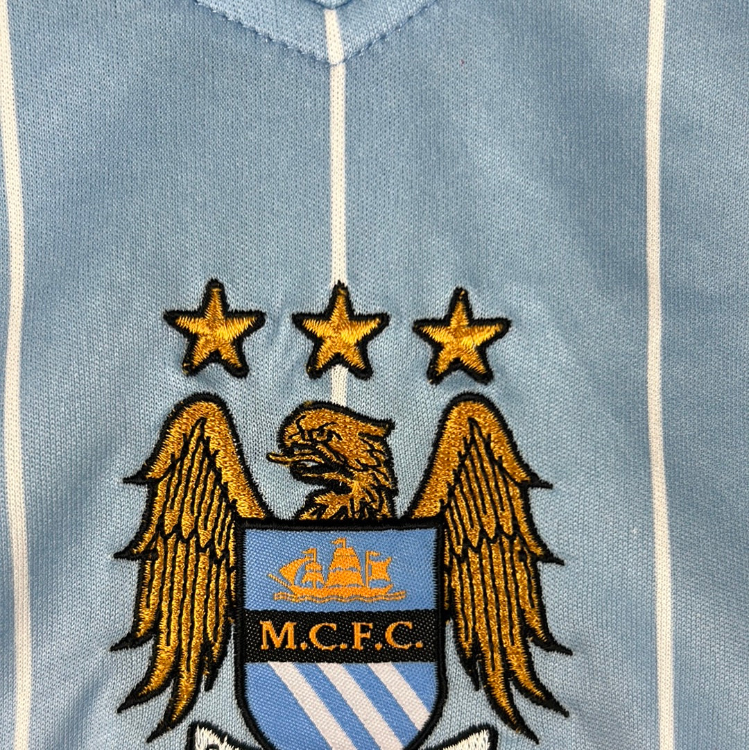 Manchester City 2007/2008 Player Issue Home Shirt - Castillo 30