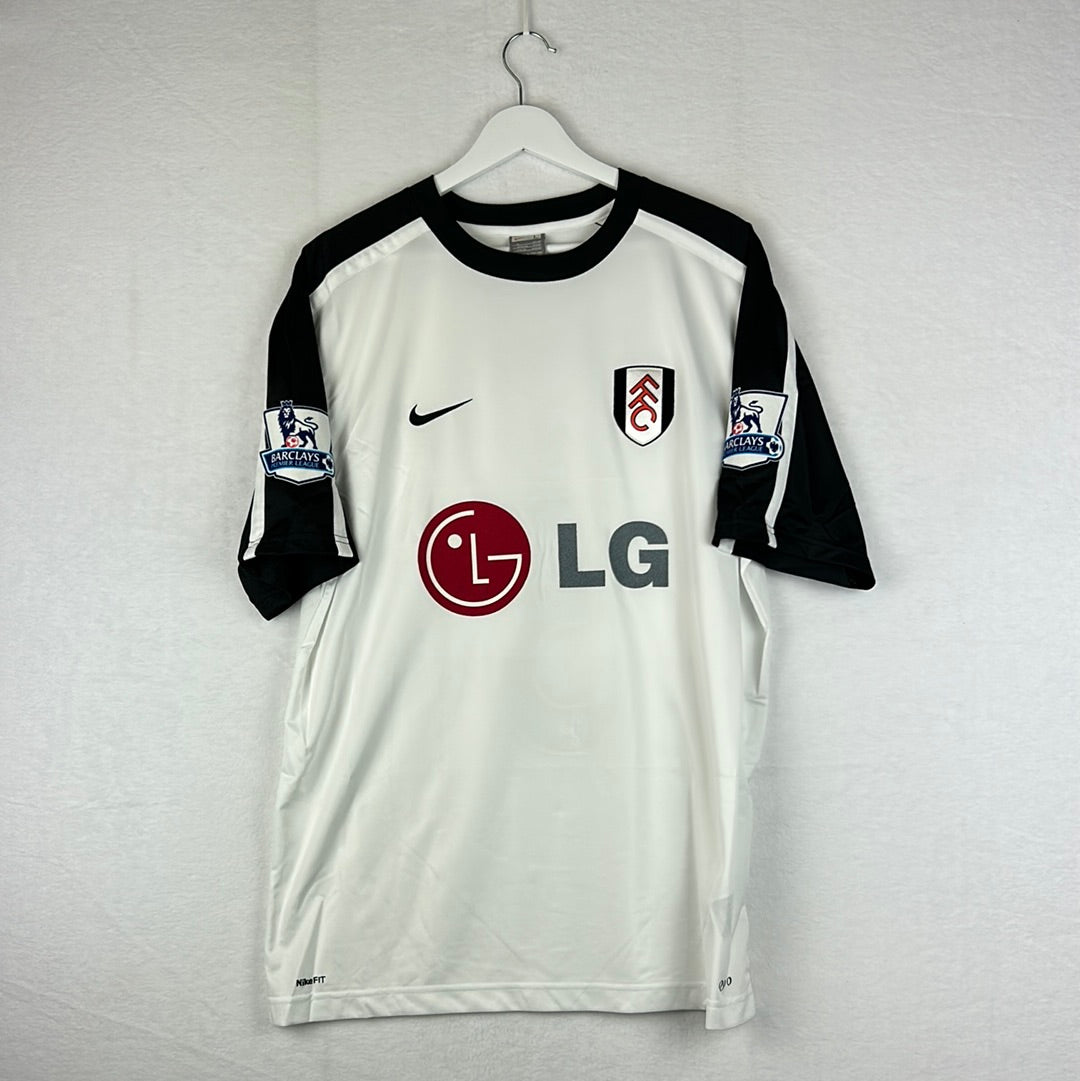 Fulham 2009/2010 Match Isssed Home Shirt - Hangeland 5
