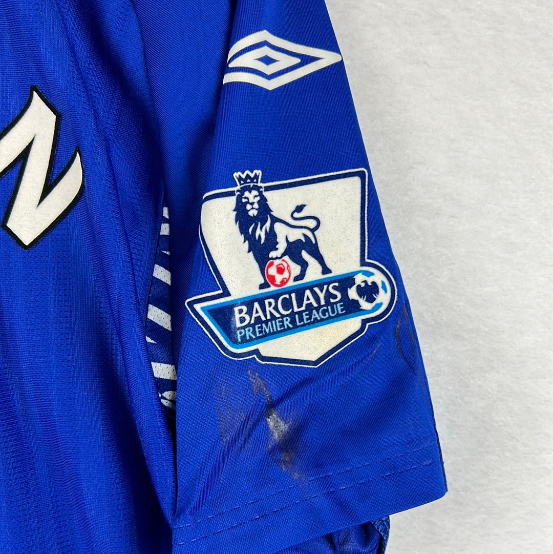 Everton 2007-2008 Player Issue Home Shirt - Johnson 8