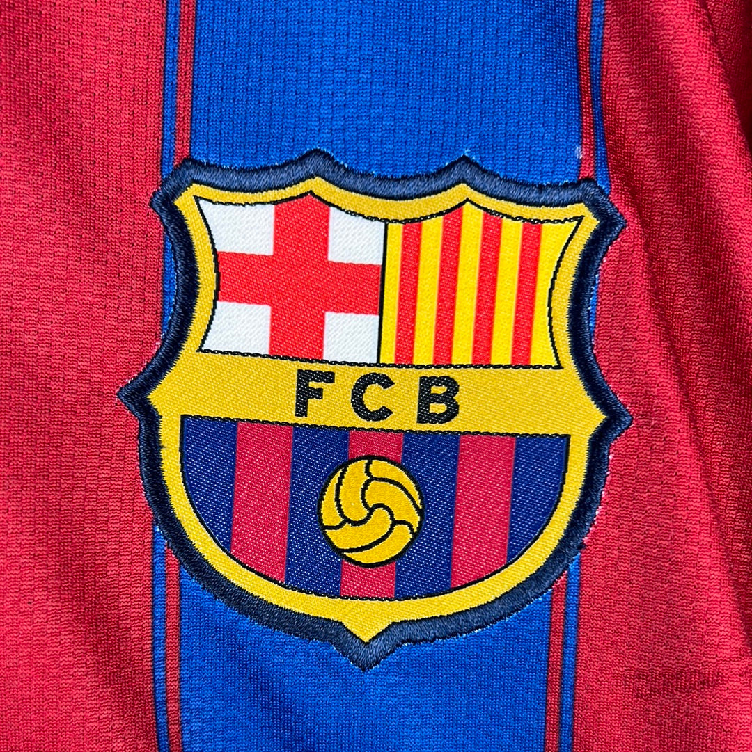 Barcelona 2009/2010 Player Issue Home Shirt - Maxwell 19