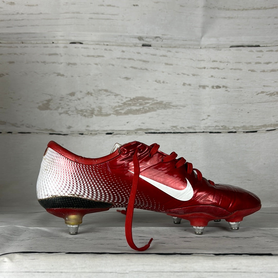 Nike Match Worn Boots - Louis Saha At Manchester United
