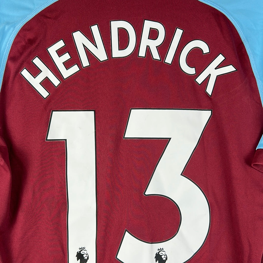 Burnley 2018/2019 Match Worn/ Issued Home Shirt - Hendrick 13