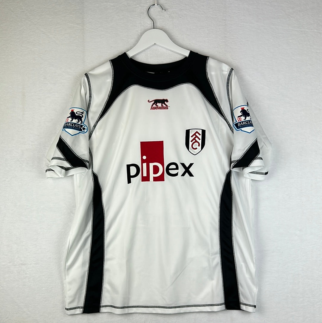 Fulham 2006/2007 Match Worn Home Shirt - Montella 11