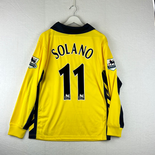 Aston Villa 2005/2006 Player Issue AWAY Shirt - Solano 11