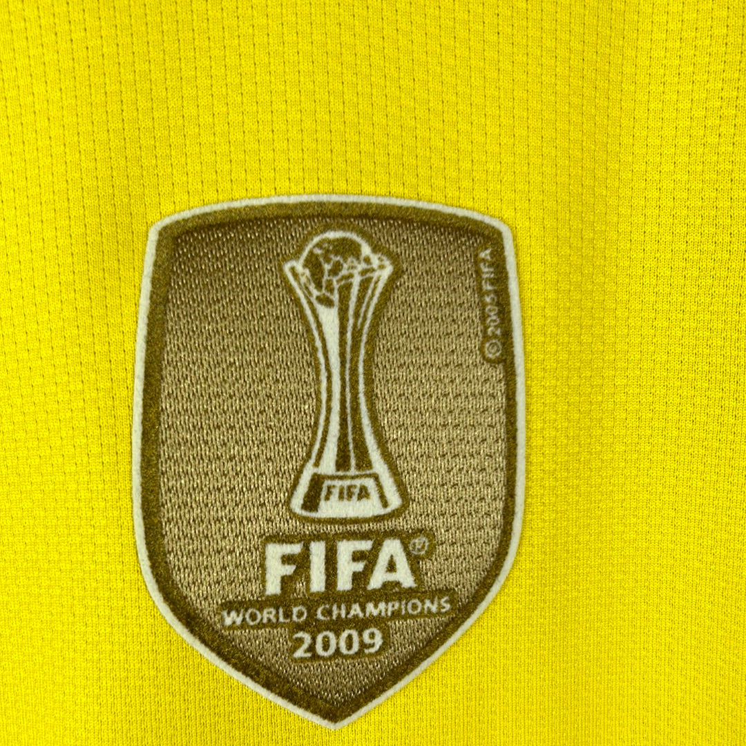 Barcelona 2009/2010 Player Issue Third Shirt - Abidal 22 - CL - Long Sleeve