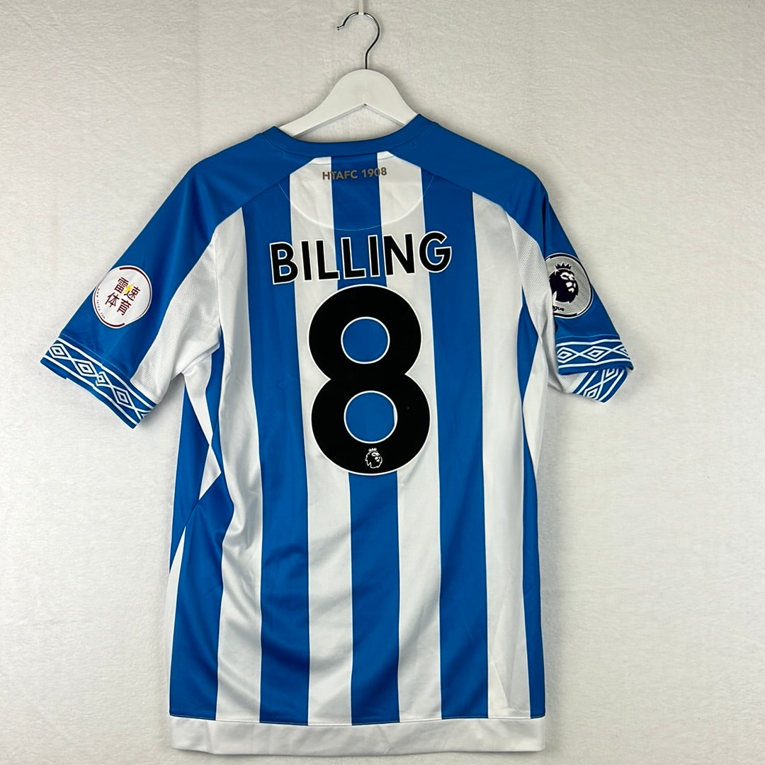 Huddersfield 2018/2019 Match Worn Home Shirt - Billings 8