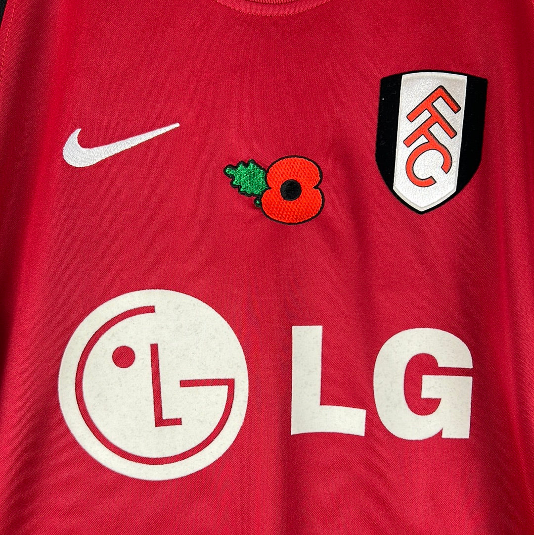 Fulham 2009/2010 Match Worn Away Shirt - Duff 16 - Poppy Shirt