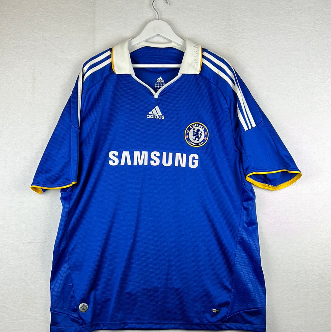 Chelsea 2008/2009 Home Shirt - - 2XL - Excellent Condition - J COLE 10