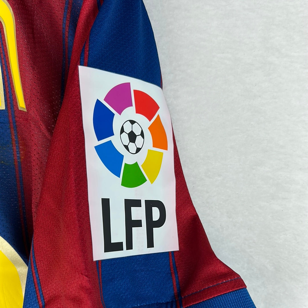 Barcelona 2009/2010 Player Issue Home Shirt - Jonathan 28
