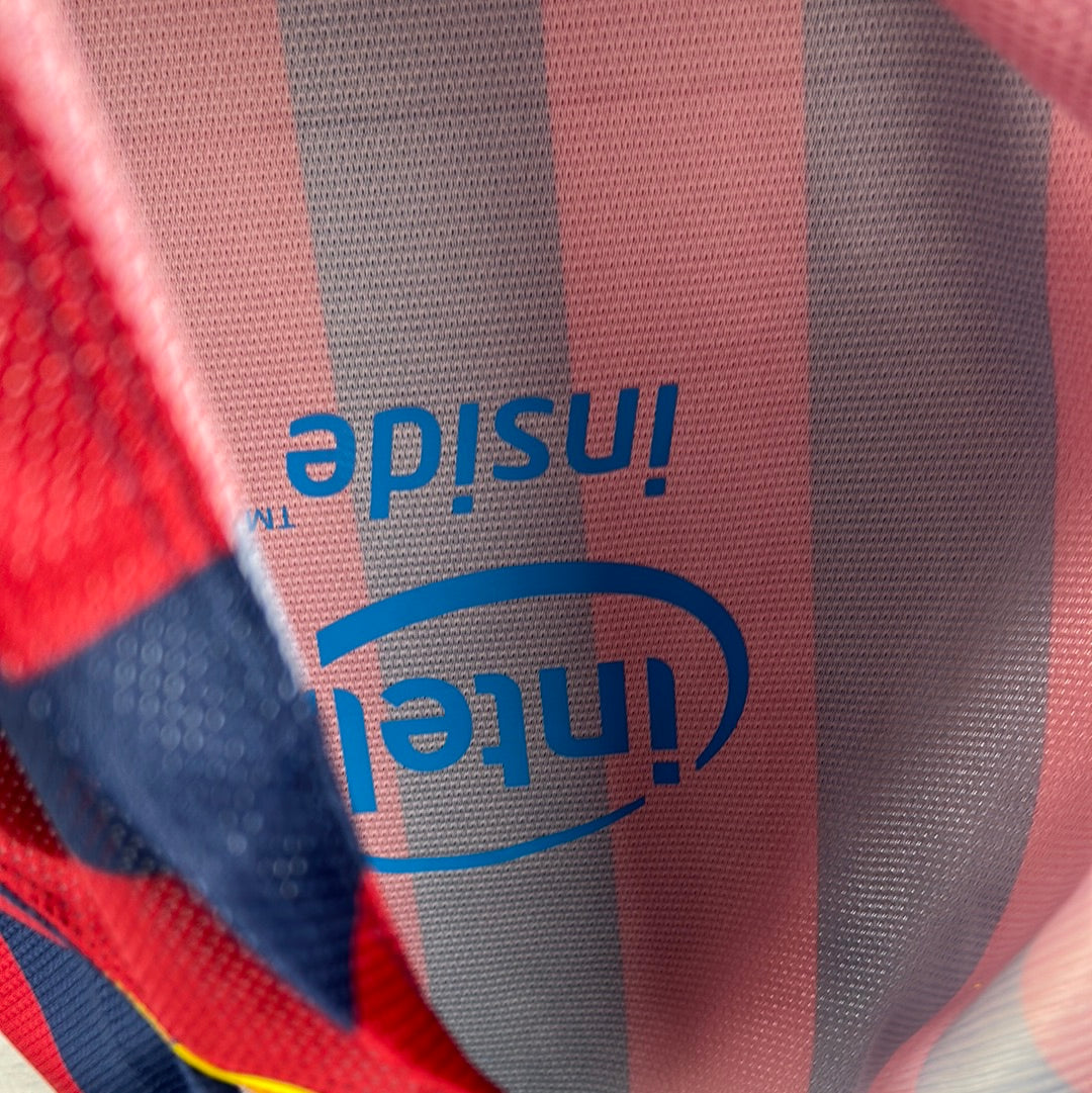 Barcelona 2013/2014 Player Issue Home Shirt - Puyol 5