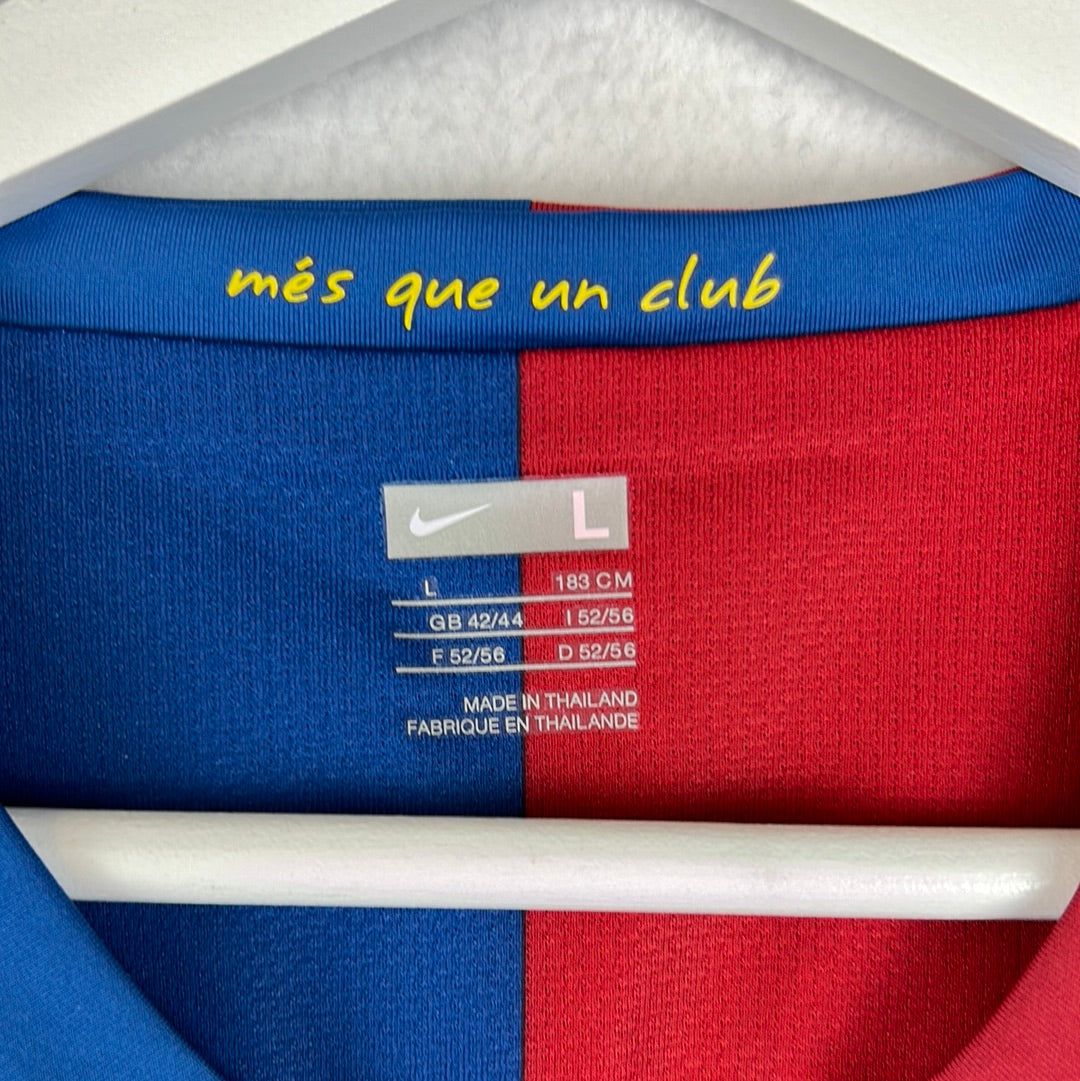 Barcelona 2008/2009 Player Issue Champions League Home Shirt - Marquez 4