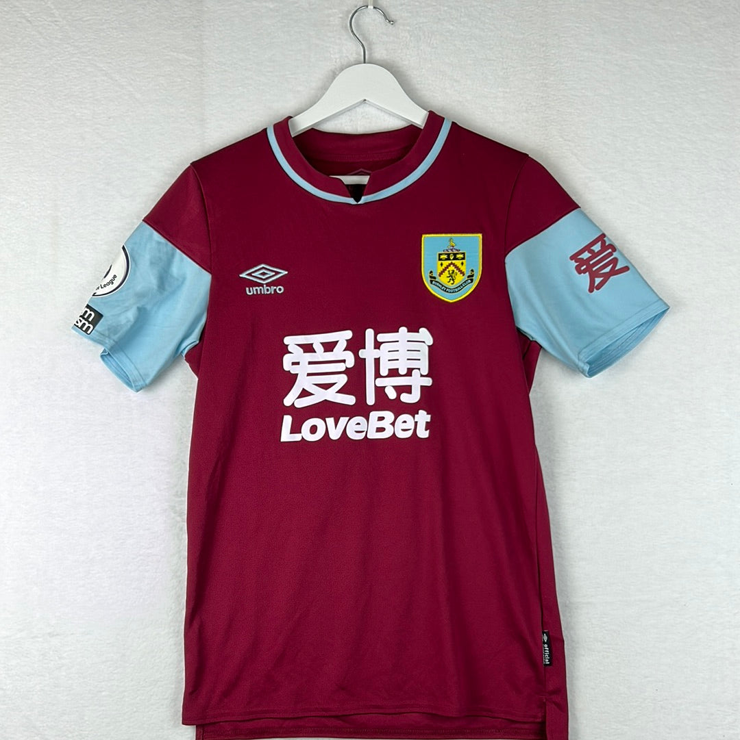 Burnley 2020/2021 Match Worn/ Issued Away Shirt - Brady 12