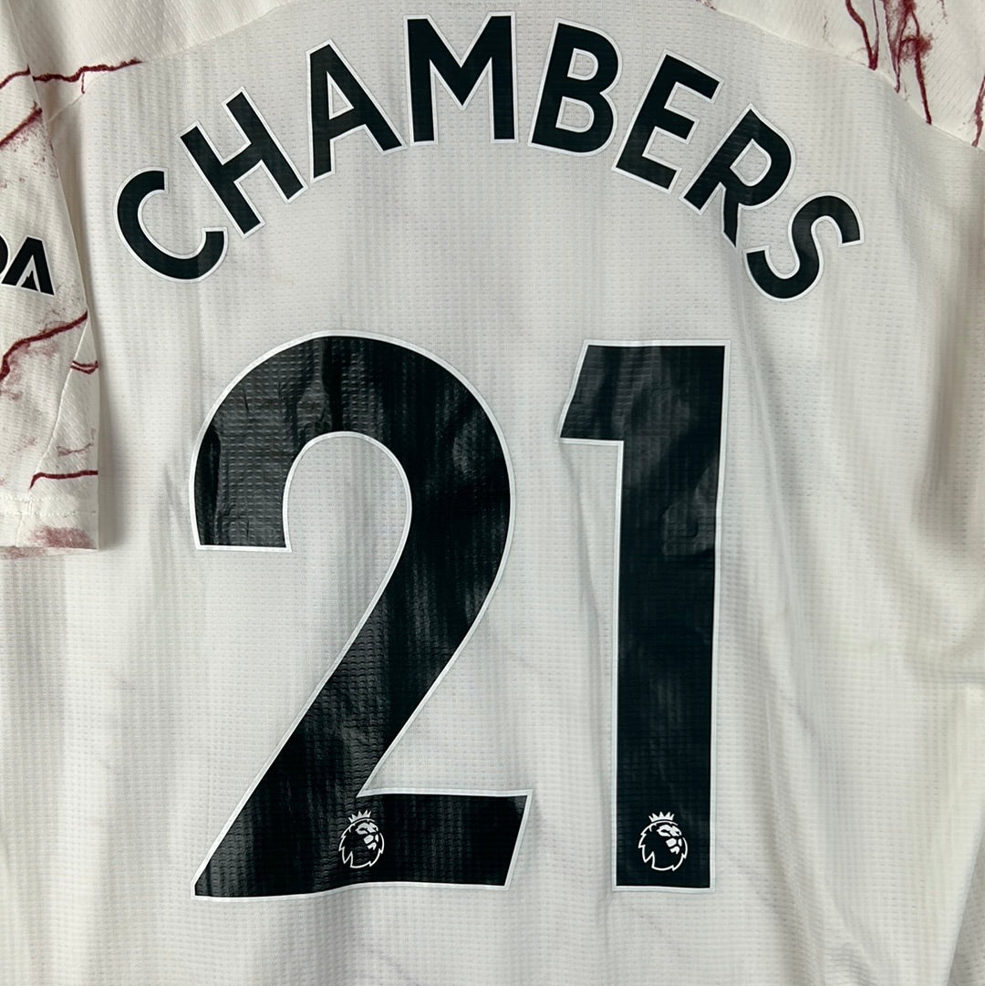 Arsenal 2020/2021 Match Issued Away Shirt - Chambers 21 v Wolves