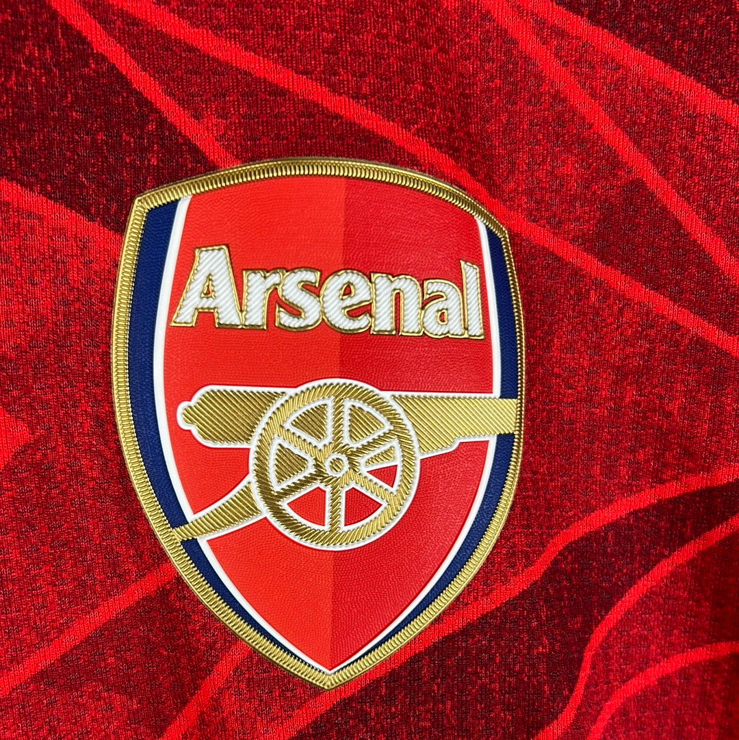 Arsenal 2020-2021 Player/Match Issue Home Shirt - Aubameyang 14