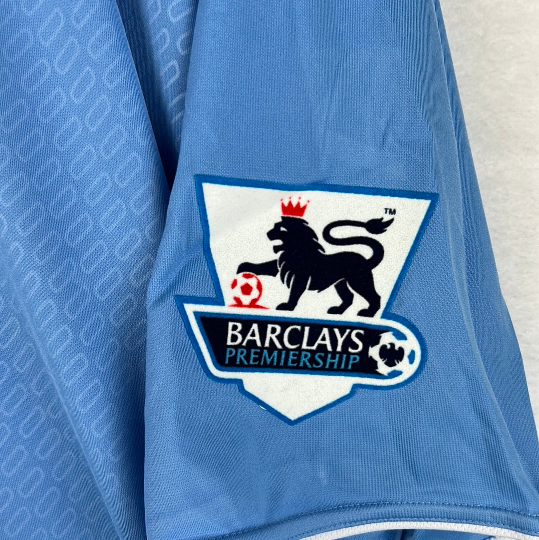 Manchester City 2004-2005 Player Issue Home Shirt - Distin 5