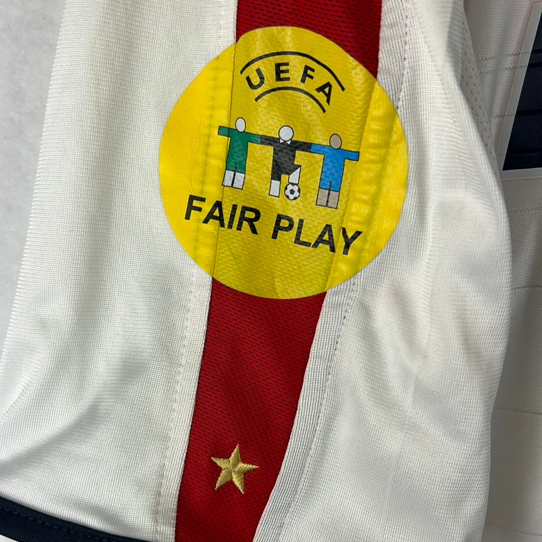 England Match Worn 2004 Home Shirt - Hargreaves 18 - Photo Match Proof - Player shirt