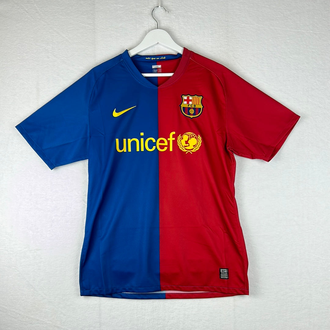 Barcelona 2008/2009 Player Issue Home Shirt - Champions 09