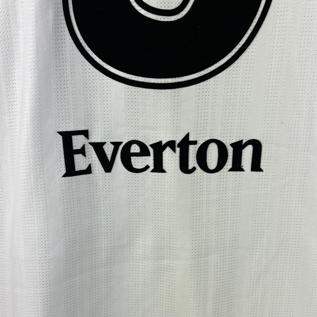 Everton 2007-2008 Player Issue Away Shirt - Lescott 5 - EL - Long Sleeve