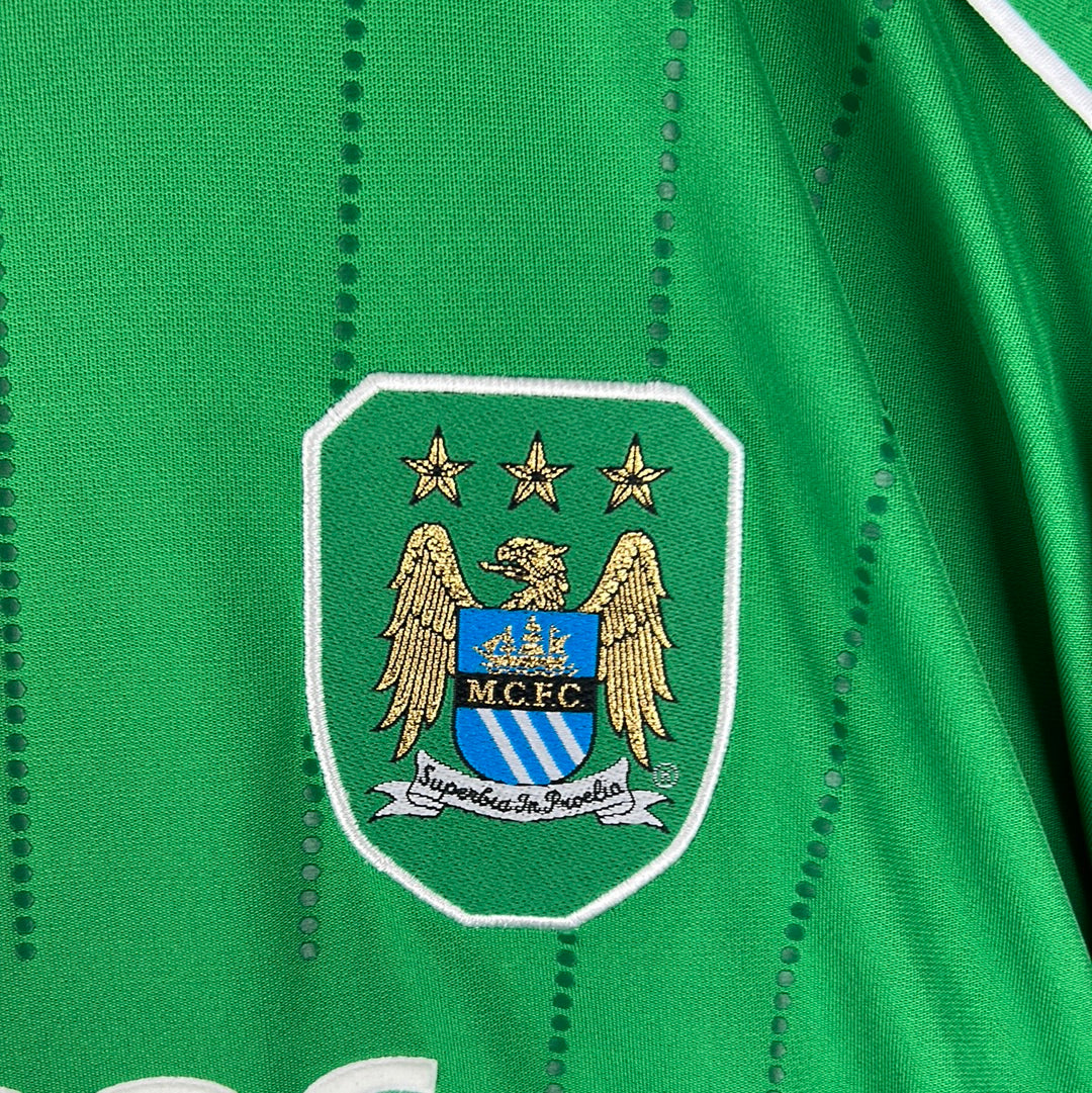 Manchester City 2004-2005 Player Issue Goalkeeper Shirt - Weaver 12