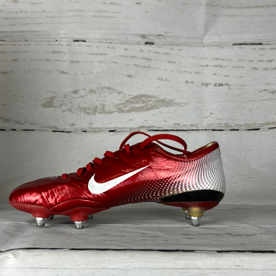 Nike Match Worn Boots - Louis Saha At Manchester United