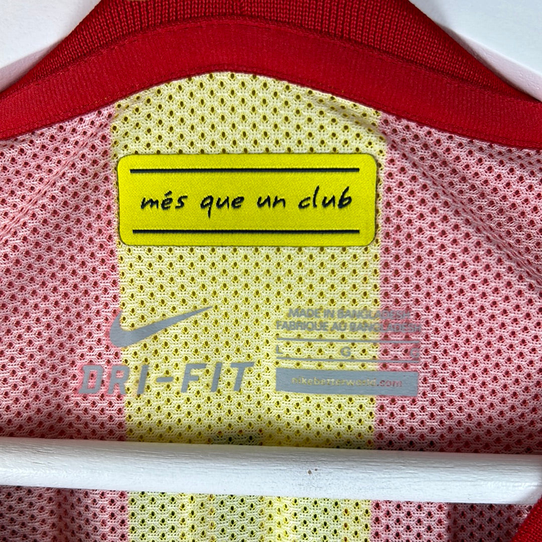 Barcelona 2013/2014 Player Issue Away Shirt - Adriano 21 - La Liga