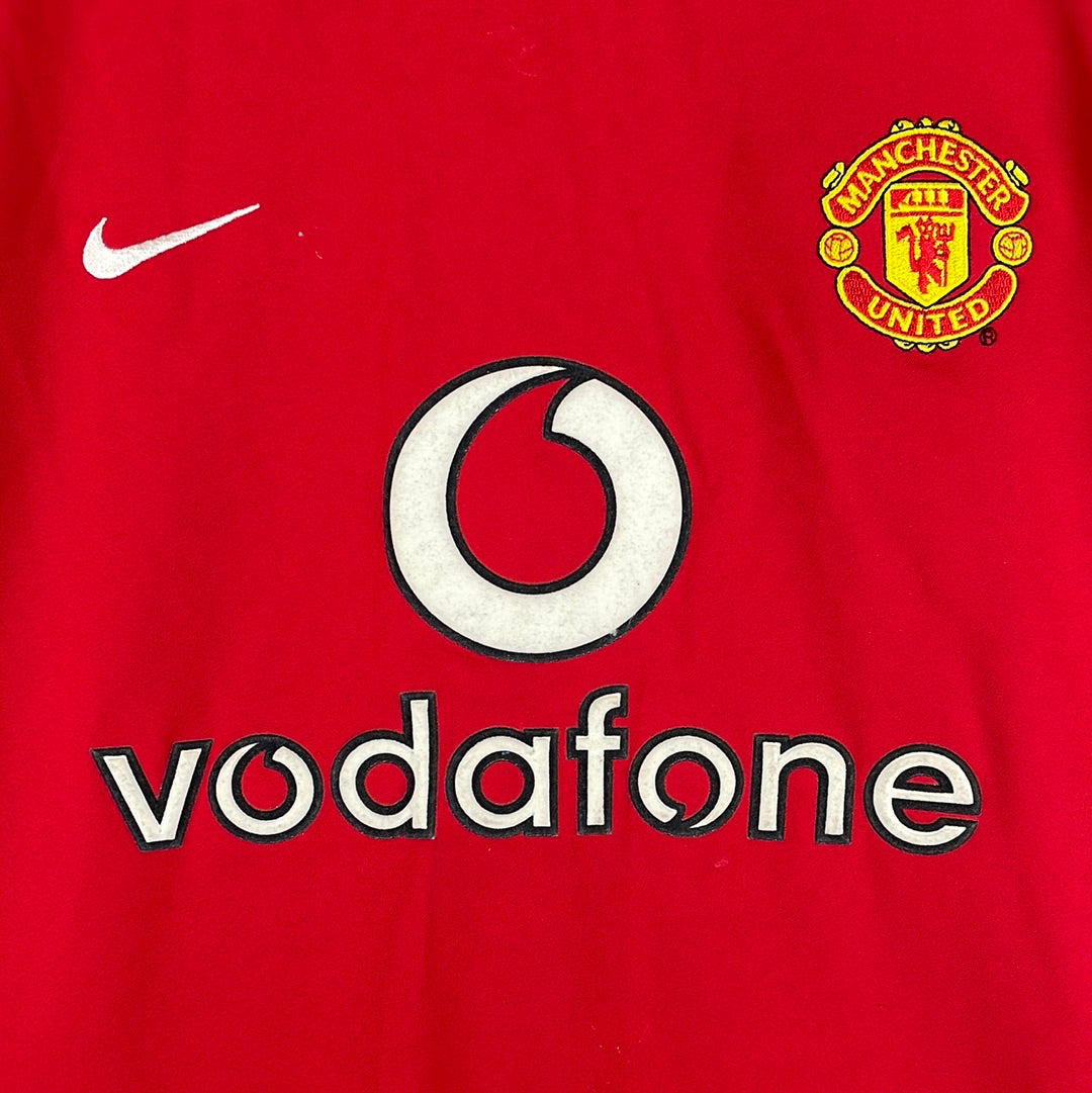 Manchester United 2002-2003 Home Shirt Medium - Good Condition