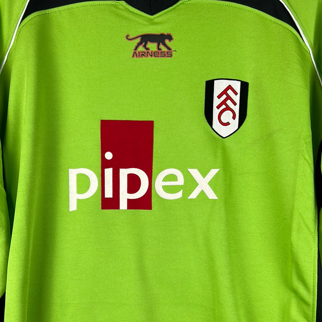 Fulham 2006/2007 Match Issued Goalkeeper Shirt - Niemi 29