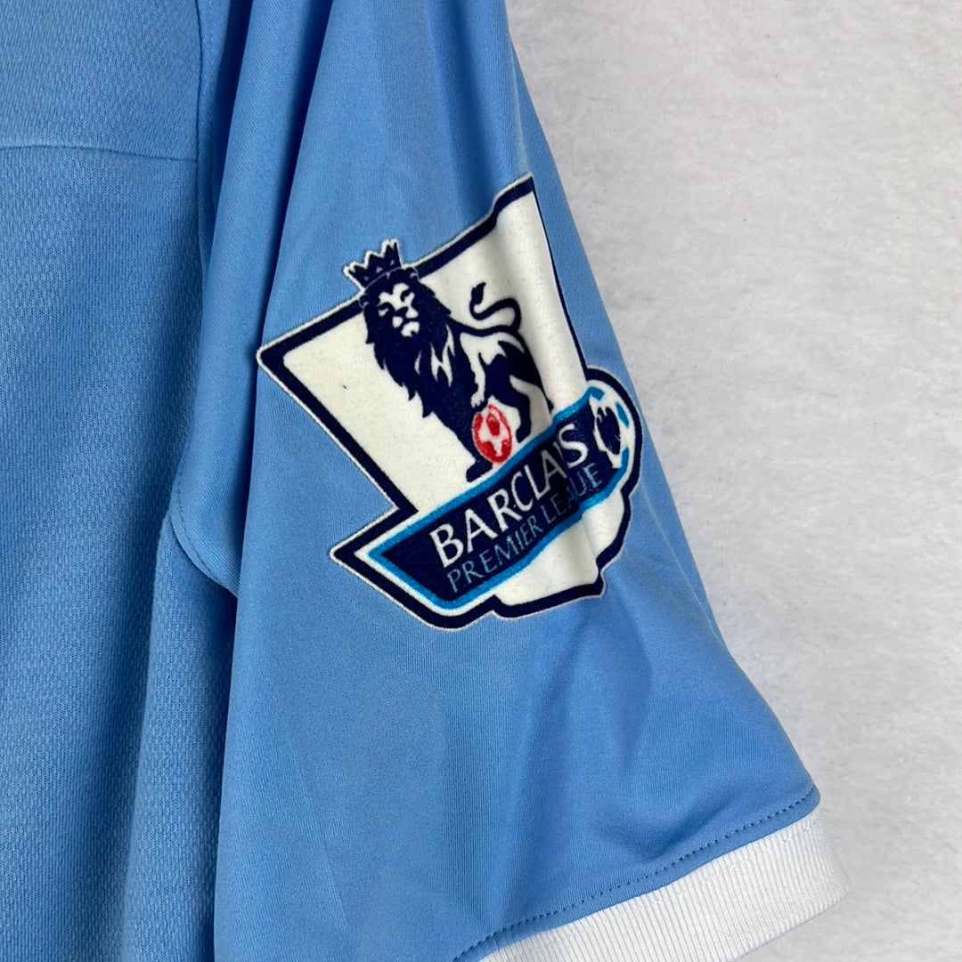 Manchester City 2010-2011 Match Worn Home Shirt - Tevez 32