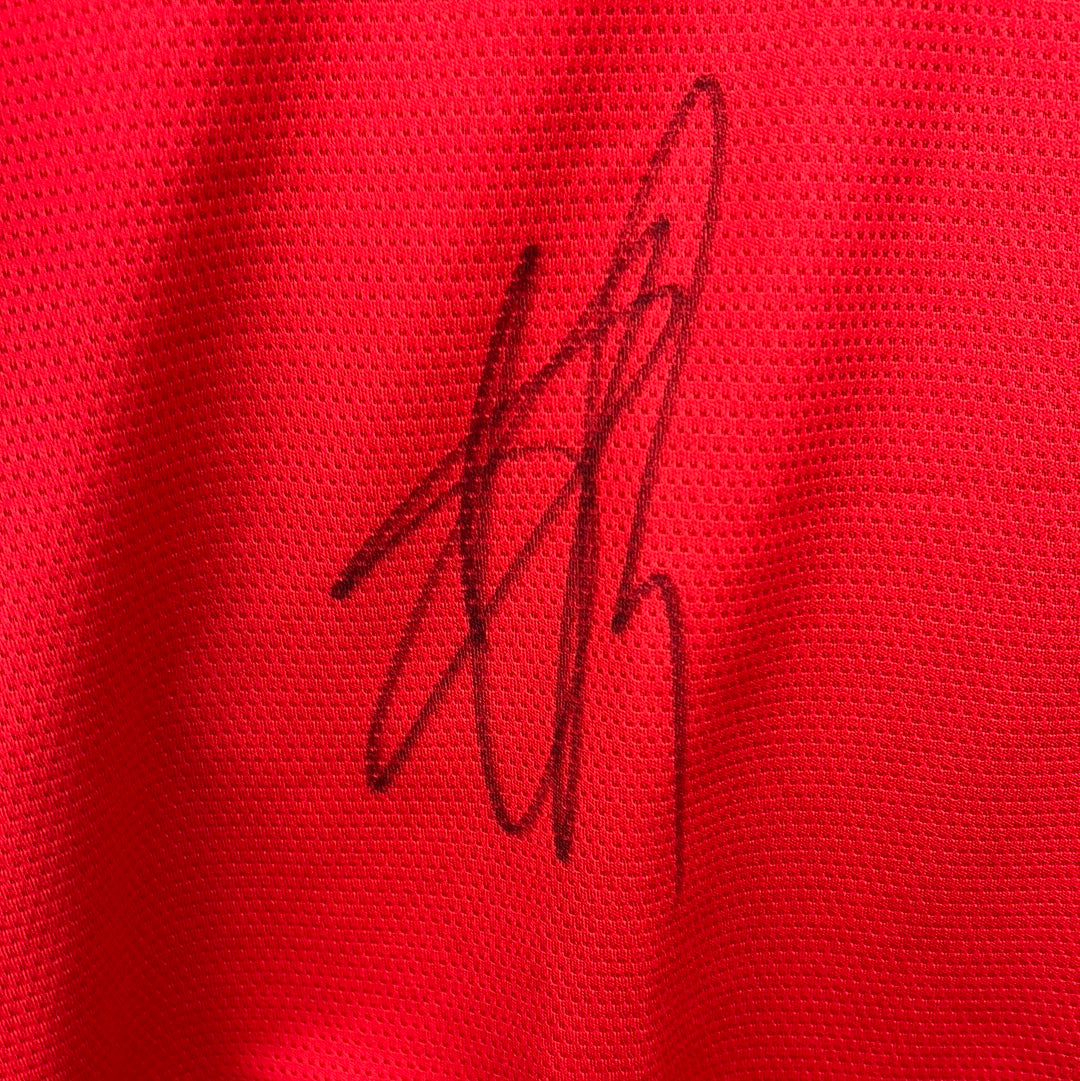 Manchester United 2021/2022 Signed Home Shirt - Varane - MUFC COA
